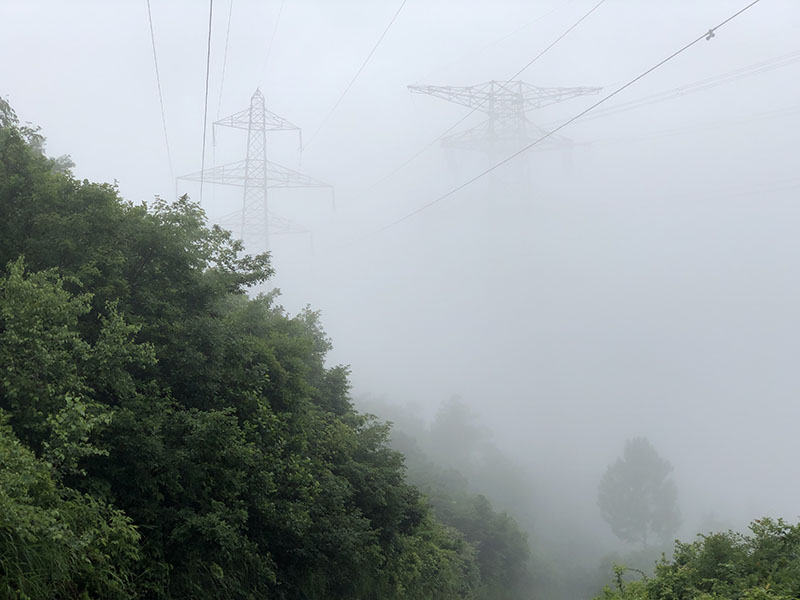 魚沼の風景 鉄塔